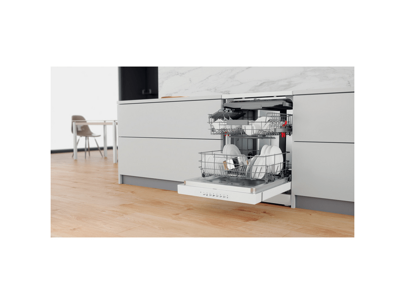 Whirlpool WH4FFC14BN6W Szabadonálló mosogatógép