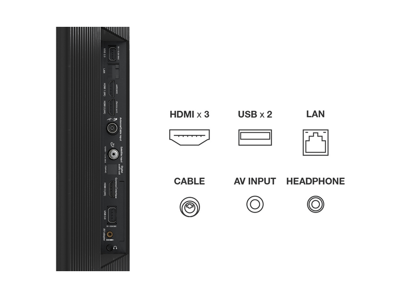 TCL 50C635 4K QLED TV, Gamer Master, 50''