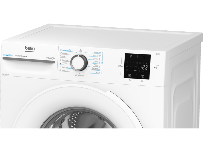 Beko BM3WFSU37013WW Elöltöltős keskeny mosógép