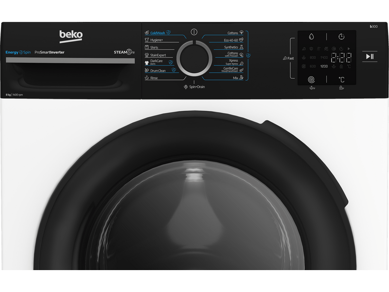 Beko BM3WFSU38413WPBB1 Elöltöltős mosógép
