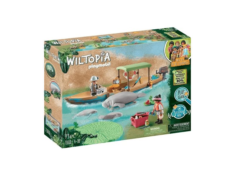 Playmobil Wiltopia - Hajókirándulás a Manátesre (71010)