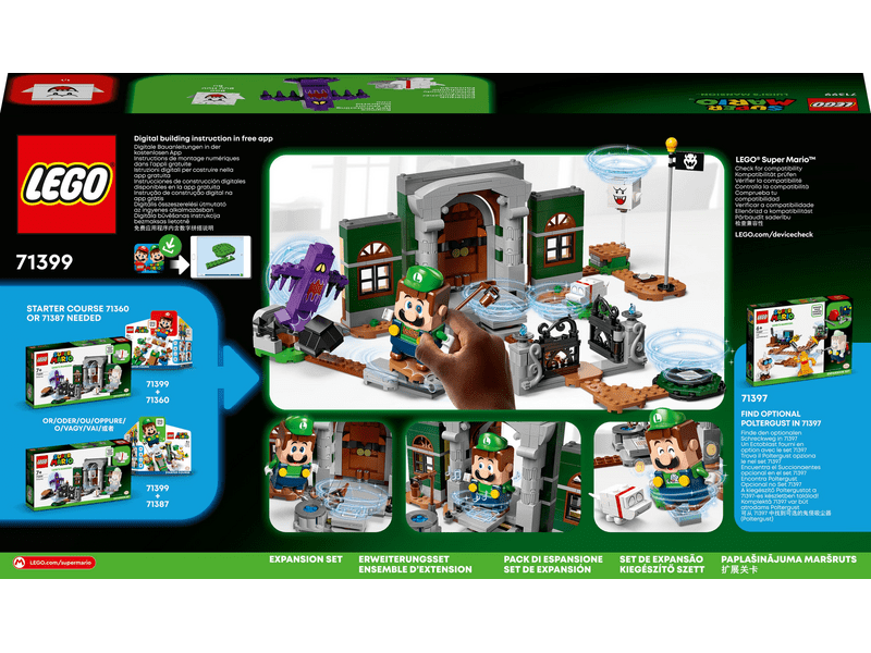 LEGO® Super Mario™ Luigi’s Mansion™ bejárat kiegészítő szett (71399)