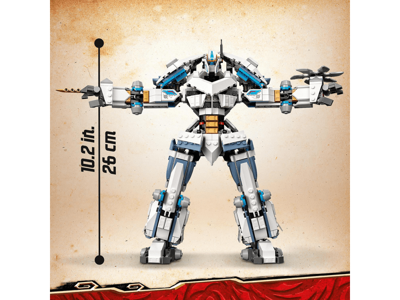 LEGO® NINJAGO® Zane mechanikus Titánjának csatája (71738)
