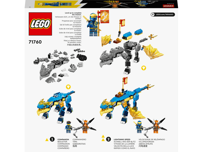 LEGO® Ninjago® Jay mennydörgő EVO sárkánya (71760)