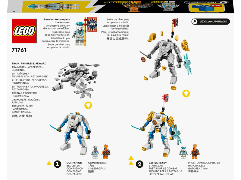 LEGO NINJAGO Zane szerős EVO robotja
