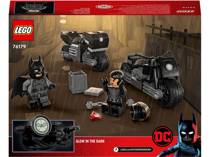 LEGO® DC Batman™ Batman™ és Selina Kyle™ motorkerékpáros (76179)