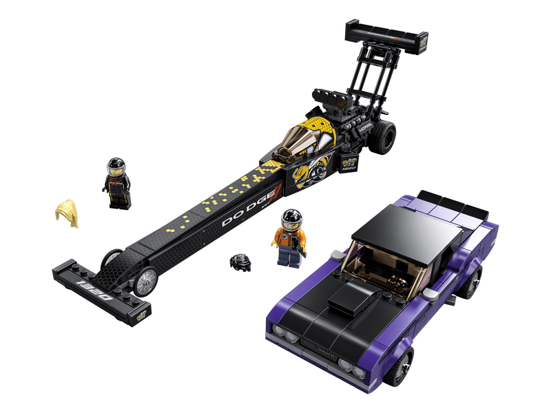 LEGO® Speed Champions Mopar Dodge//SRT Top Fuel Dragster és 1970 Dodge Challenger T/A (76904)