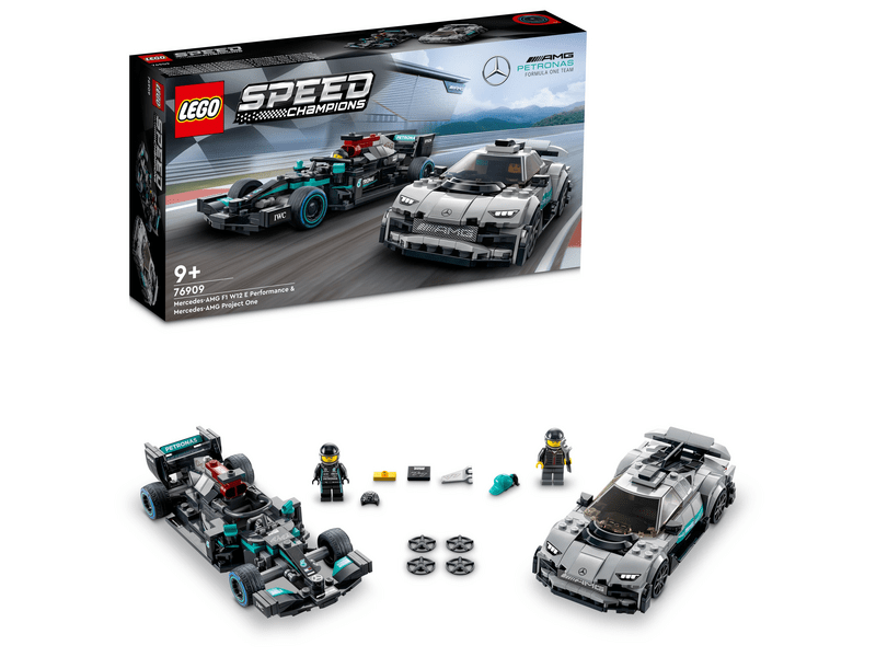 LEGO® Speed Champions Mercedes-AMG F1 W12 E Performance & Mercedes-AMG Project One (76909)