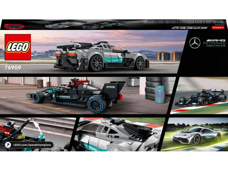 LEGO® Speed Champions Mercedes-AMG F1 W12 E Performance & Mercedes-AMG Project One (76909)