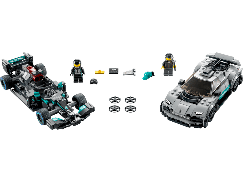 LEGO® Speed Champions Mercedes-AMG F1 W12 E Performance & Mercedes-AMG Project One (76909)