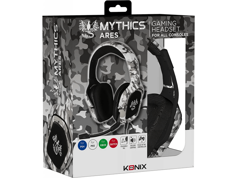 Konix Mythics Ares Camo Vezetékes Gamer fejhallgató (MT-ARES-UNIV)