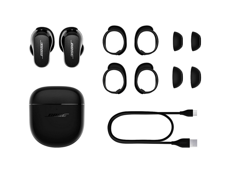 Bose 870730-0010 QuietComfort QC earbuds II vezeték nélküli fülhallgató, fekete