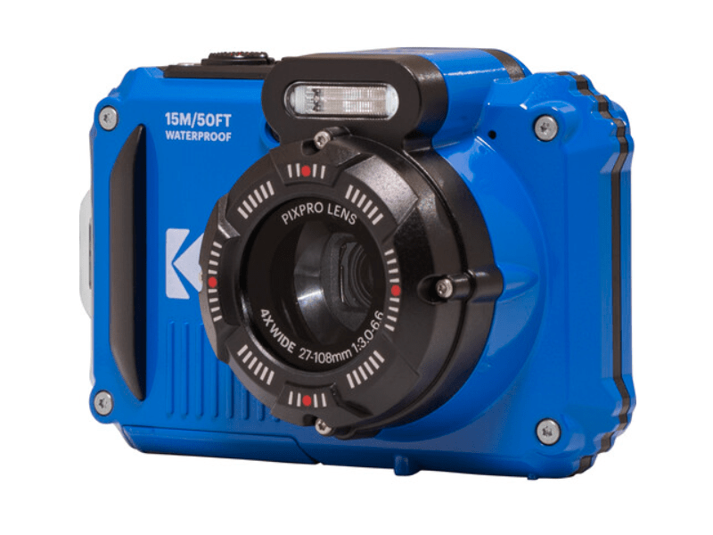 Kodak Pixpro WPZ2 vízálló, porálló, ütésálló digitális fényképezőgép, kék (KO-WPZ2-BL)