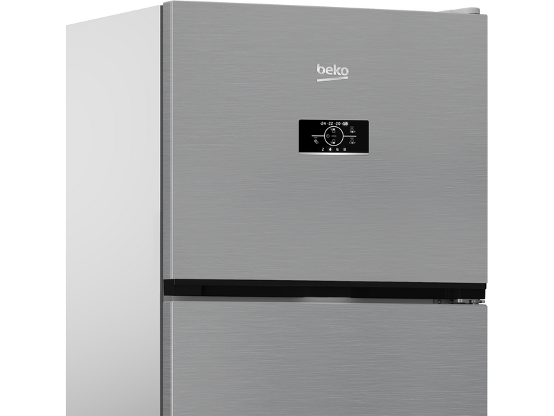 Beko B3RDNE504HXB Felülfagyasztós kombinált hűtőszekrény