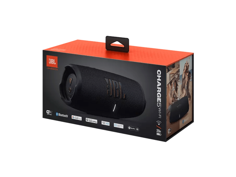 JBL Charge 5 Wi-Fi prijenosni zvučnik, crni