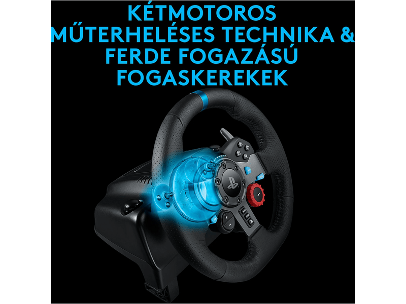 Logitech G29 Driving Force kormány + G321 vezeték nélküli fejhallgató (991-000585)