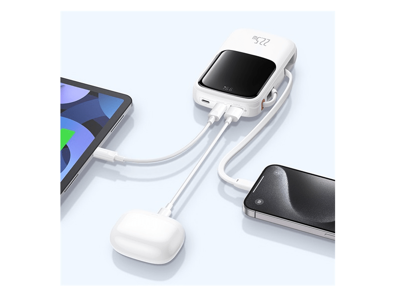 Baseus Qpow Pro+Gyorstöltő Powerbank, 10000 mAh