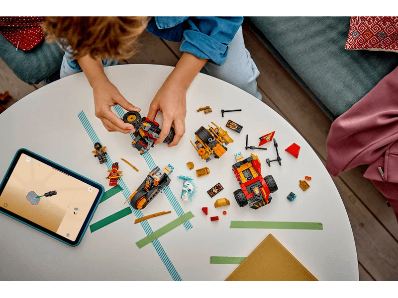 LEGO® Ninjago® Kai és Cole kombinálható járművei (71864)