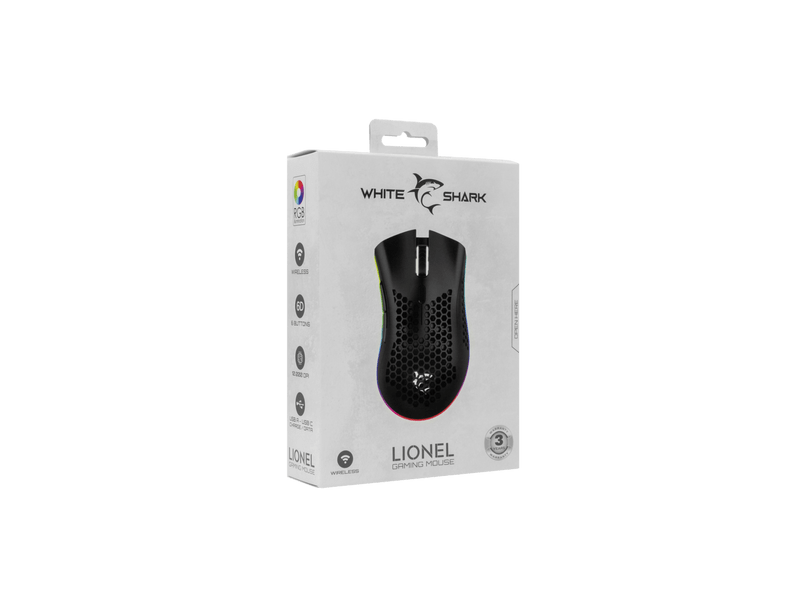 LIONEL-B wireless,gamer egér.fekete