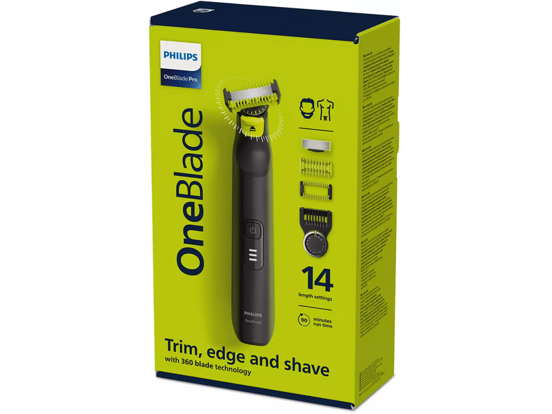Philips QP6541/15 OneBlade Pro 360 Face + Body hibrid borotva