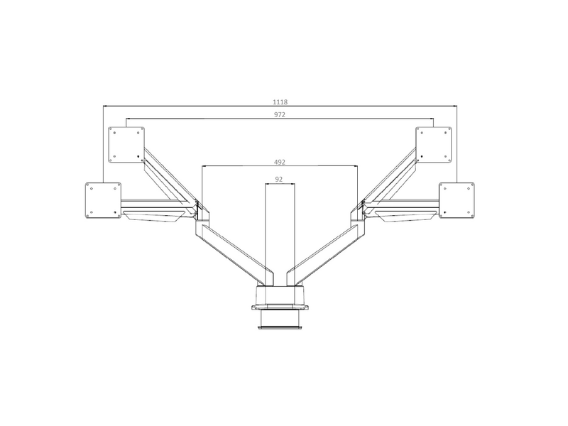 Multibrackets,lift,a.konzol,dual,15-32