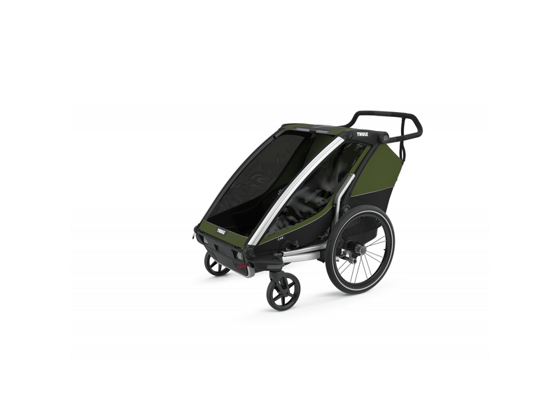 Thule Chariot Cab 2 Cypress Green multifunkciós gyermekhordozó