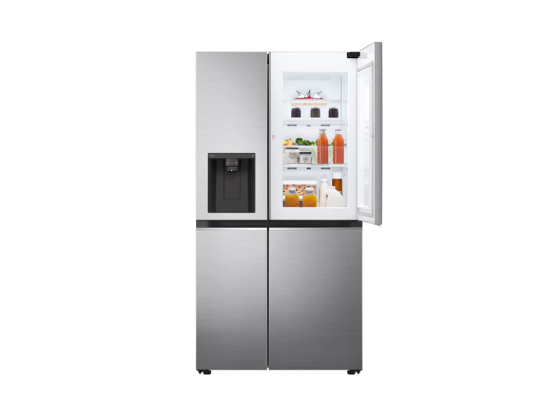 LG GSJV71PZTF Réfrigérateur américain Side by Side Total No Frost avec  congélateur, 635 L, distributeur d'eau et glace, Door Cooling, Door-in-Door  - Frigo Smart avec Wi-Fi et Freezer en destockage et reconditionné