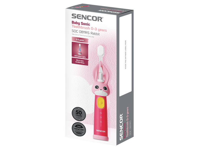 Sencor SOC 0811RS Dječja četkica za zube, roza