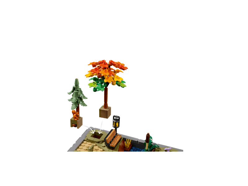 LEGO® Icons Őszi kert házikóval (11372)