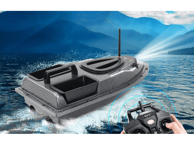 Flytec V900 Etetőhajó, 12000mAh, fekete