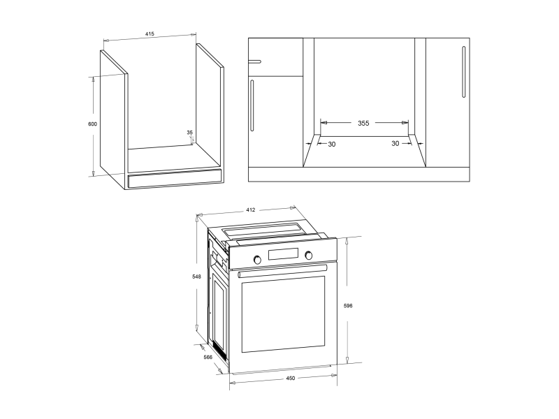 MPM MPM-45-BO-20 Beépíthető elektromos sütő