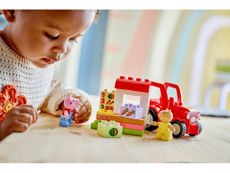 LEGO® DUPLO® Peppa malac Traktor és piac (10468)