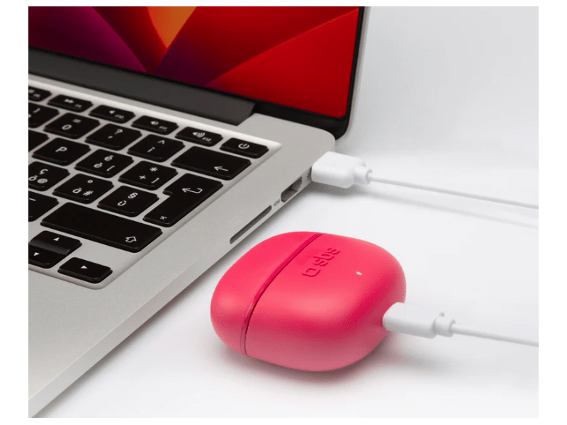 SBS TWS One Color Fülhallgató, rózsaszín (TEEARTWSCOLP)