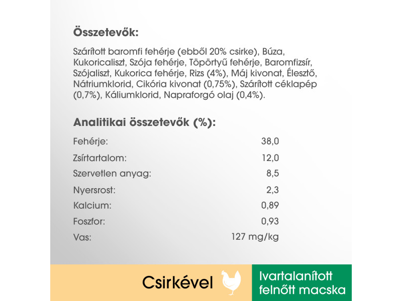 PERFECT FIT Sterile száraztáp csirkehússal felnőtt macskák számára, 1,4 kg (421561)