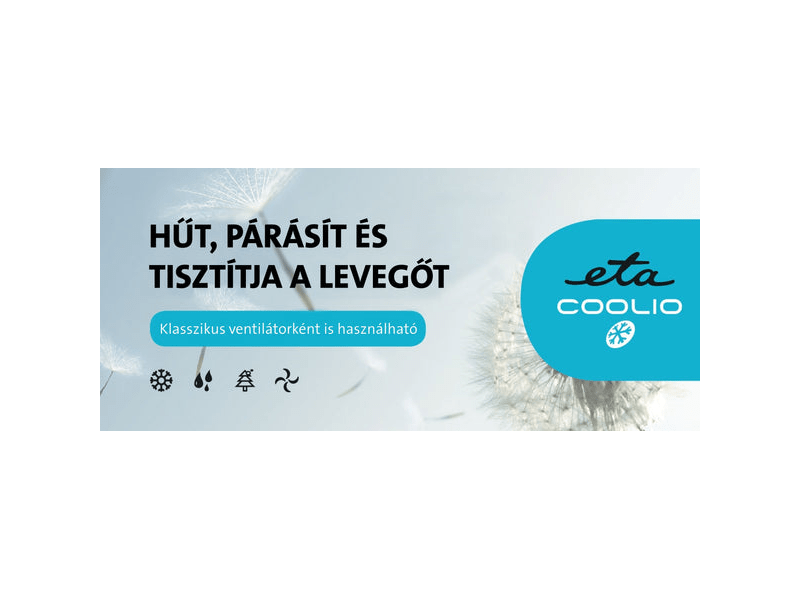Eta Coolio Léghűtő, fehér (056890000)