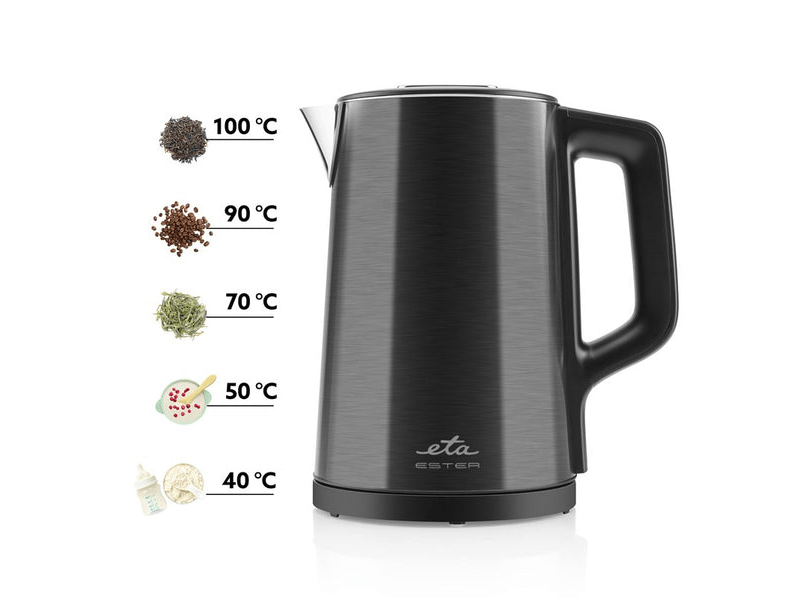 ETA Ester Vízforraló, fekete (459790000)