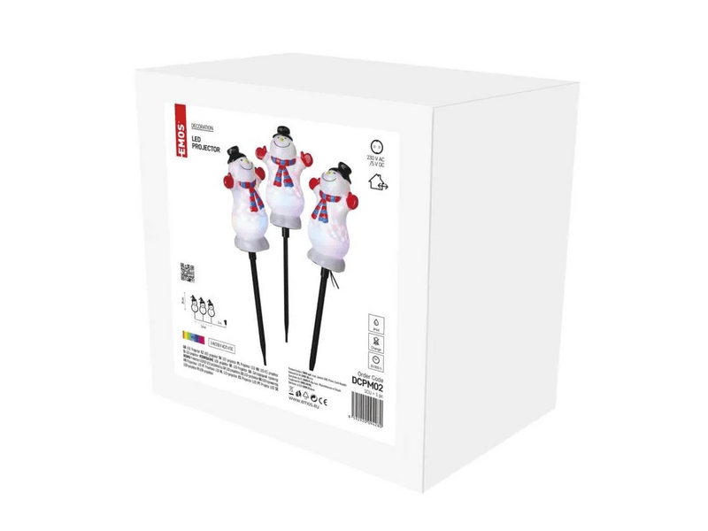 EMOS DCPM02 LED projektor – hóemberek, 1,8 m