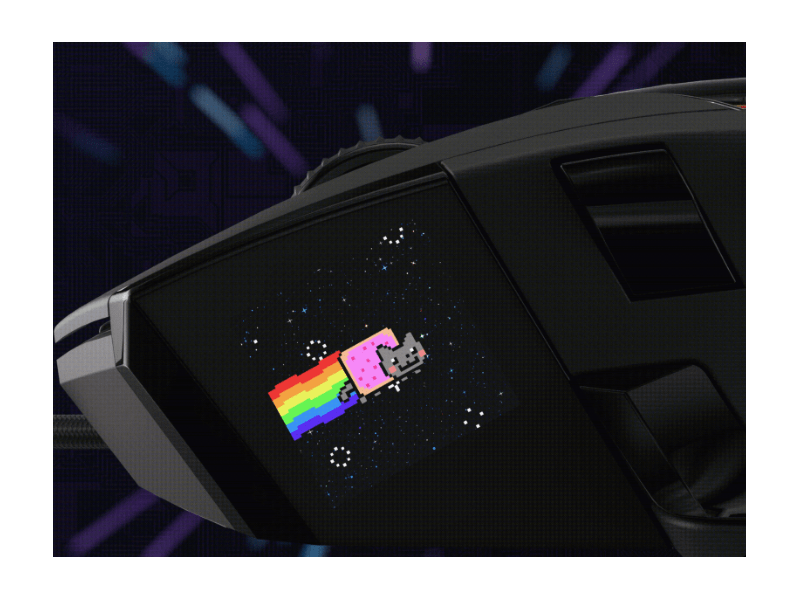 Lorgar MSP80-BK Pro Gaming egér, fekete