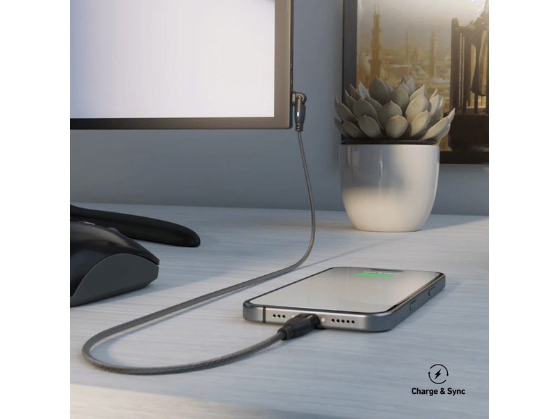 SBS Flexi USB-C 60W forgatható kábel