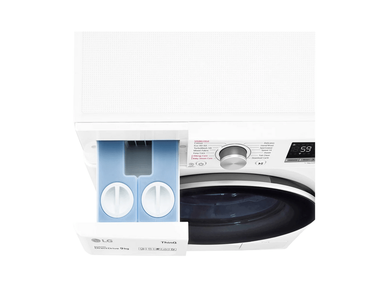 LG F4WV509S1EA Elöltöltős gőzmosógép, 9kg