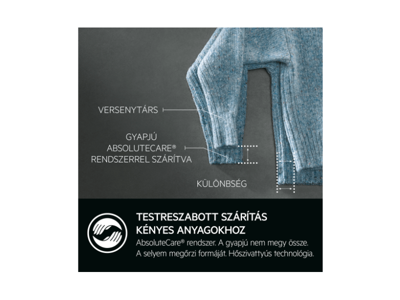 AEG TR8394CDE AbsoluteCare® 8000 Hőszivattyús szárítógép