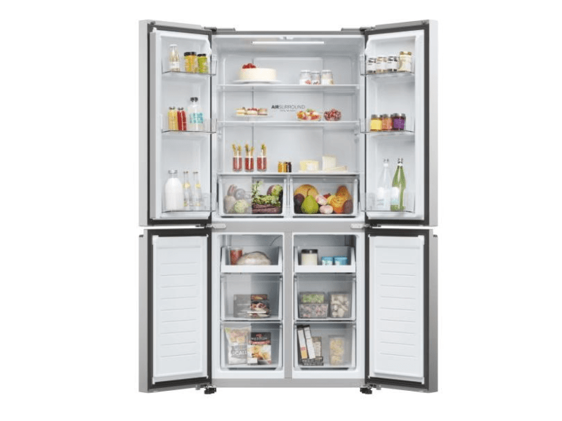 Haier HCR3818ENMM Cube 83 Series 3 Hűtőszekrény, inox