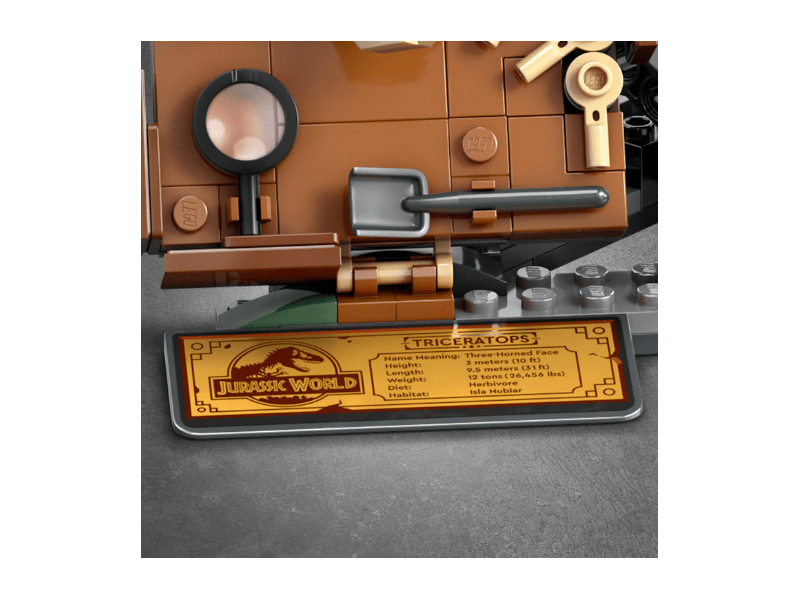 LEGO® Jurassic World Ostaci dinosaura: Lubanja Triceratopsa (76969)