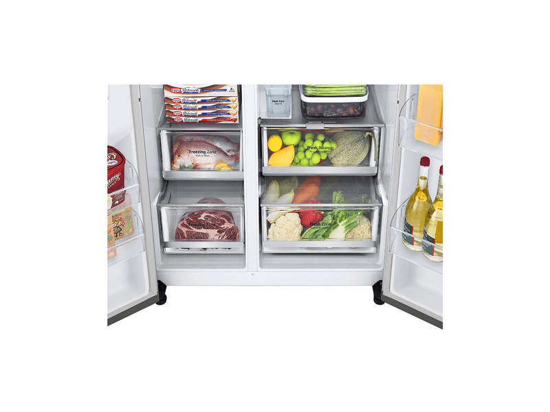 LG GSJV91BSAE Door-in-Door™ Side-by-Side hűtőszekrény