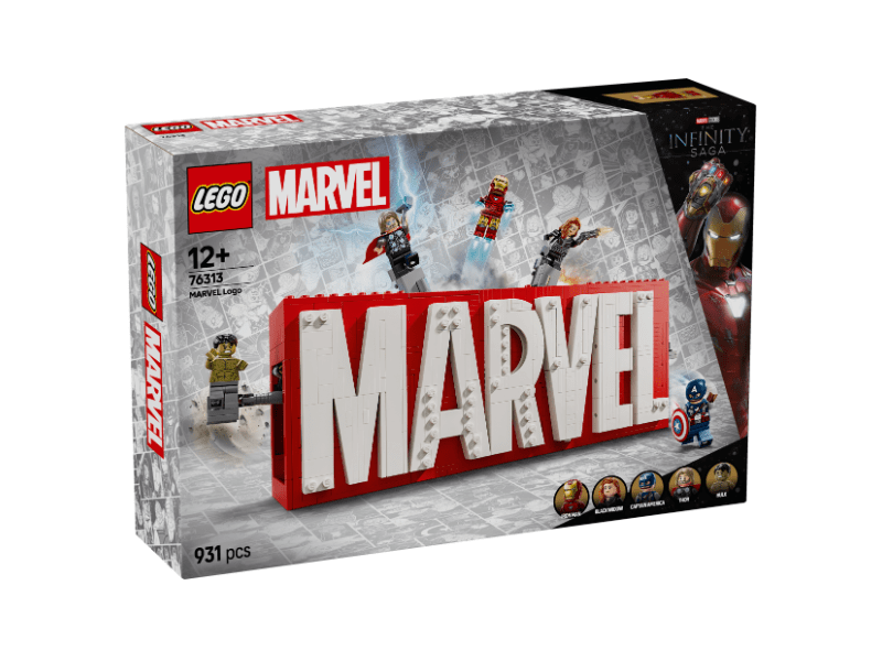 LEGO® Marvel: MARVEL logó és minifigurák (76313)