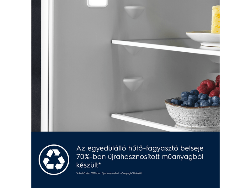 Electrolux ENA7CE18S3 Beépíthető kombinált hűtőszekrény