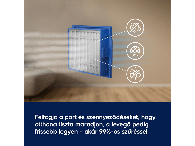 Electrolux ER81UW3SW 800 LiDAR robotporszívó, fehér
