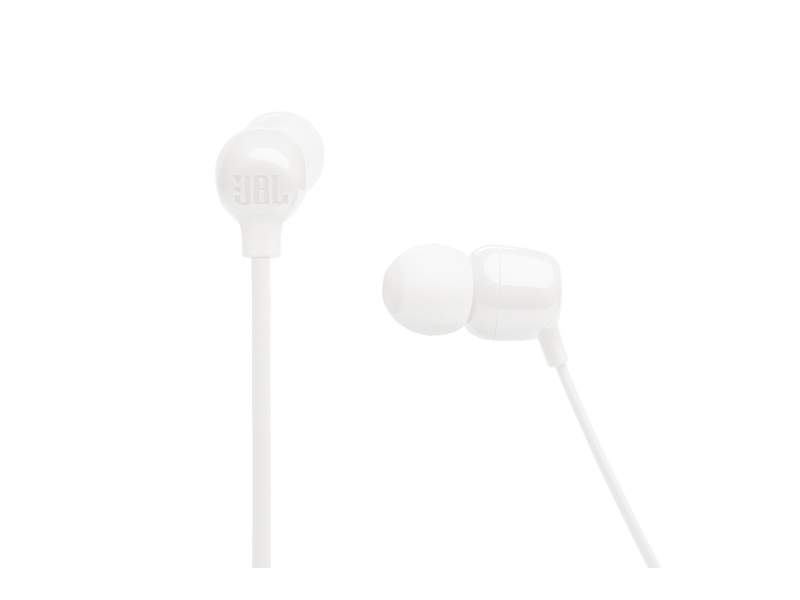 JBL Tune 135BT Vezeték nélküli fülhallgató, fehér (T135BTWHT)