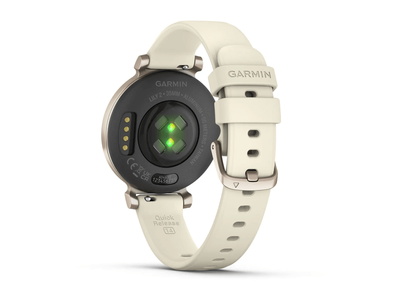 Garmin Lily 2, Krém arany, kókusz szilikon szíjjal