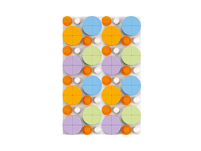 LEGO® DOTS Cuki pandás tálca (41959)